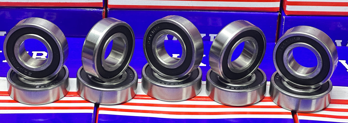 10-pakowy 6004-2rs 20x42x12 mm gumowy łożysko