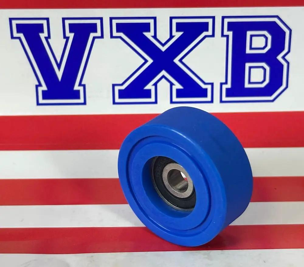 6x35x14mm Polyurethane Covered Bearing - Rubber Roller Wheel Sealed