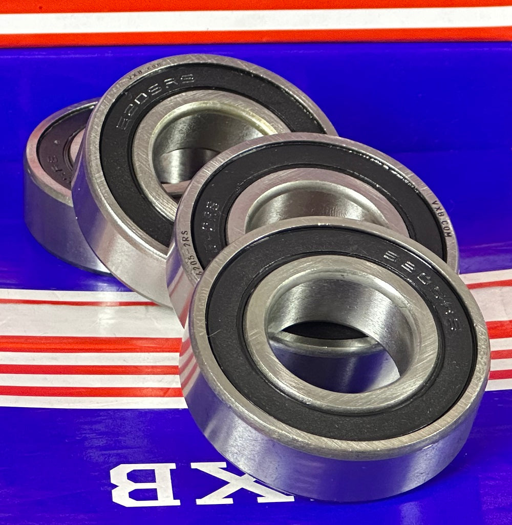 4-Pack 6205-2RS Ball Bearings Rubber Sealed 6205RS