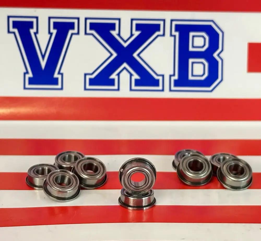 Get Your Hands On This Rad 10 Pack Of Miniature Flanged Shielded Metal Ball bearings For Smooth Spinning Action. These Durable Stainless Steel Units Offer Perfect Dust Protection With Double Shields And A Tight 5mm By 11mm By 4mm Fitment That Works Like