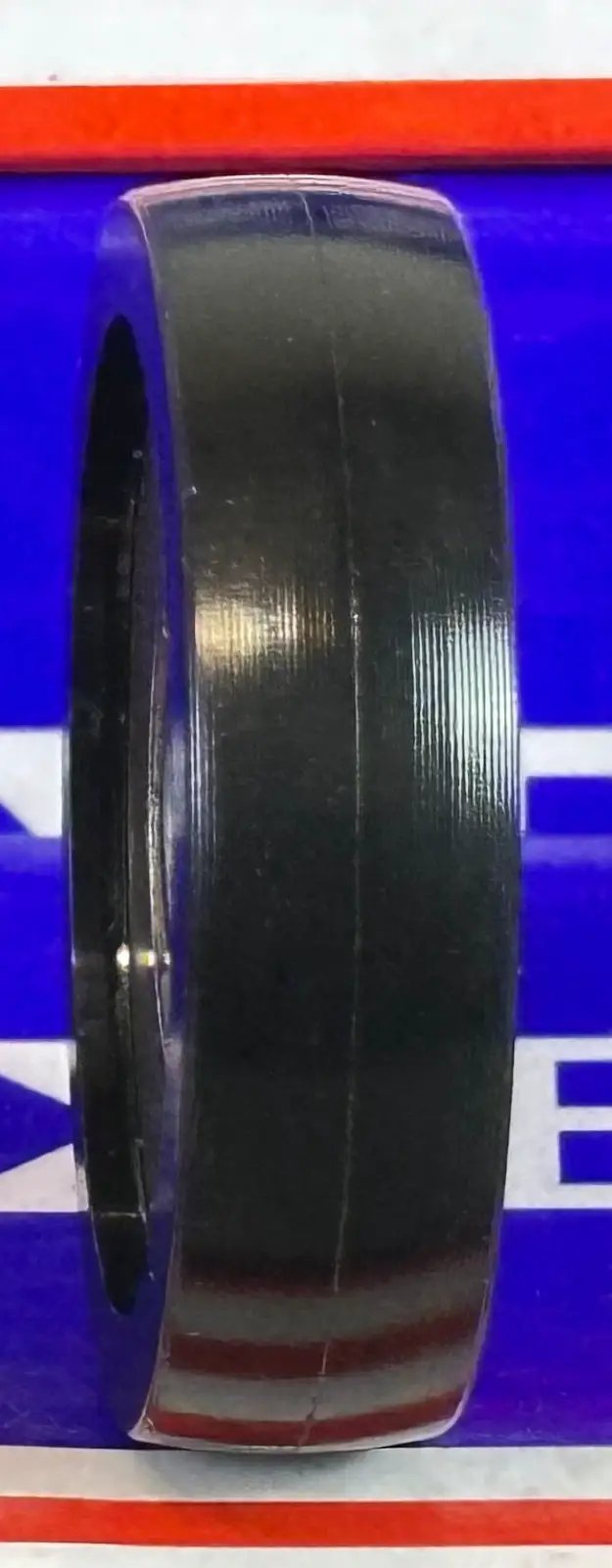 8x44x11mm Polyurethane Pulley Wheel Roller Bearing - Black Tire 44mm