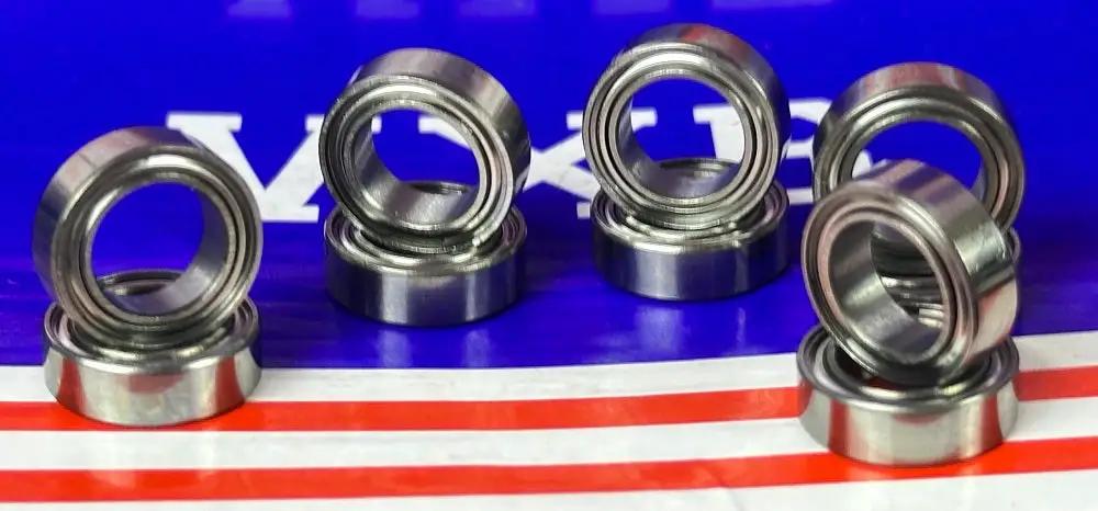 Premium 10 Pack R1810ZZ Shielded Ball Bearings For Heavy Duty Projects With Double Metal Shields To Block Dust And Gunk, Perfect 5/16 Inch Inner Bore And Durable Chrome Steel Build For Smooth Performance On Any Machine