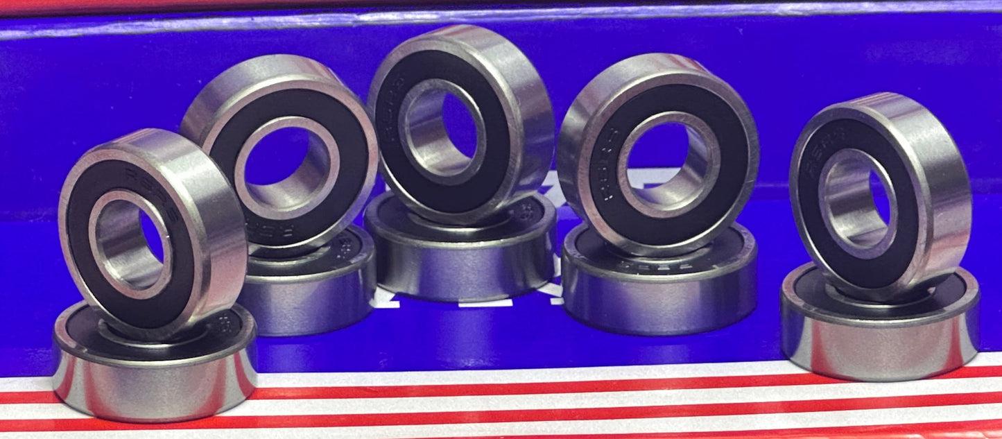 10-pack afgesloten lager R6-2RS 3/8 "x 7/8" x 9/32 "-Miniature