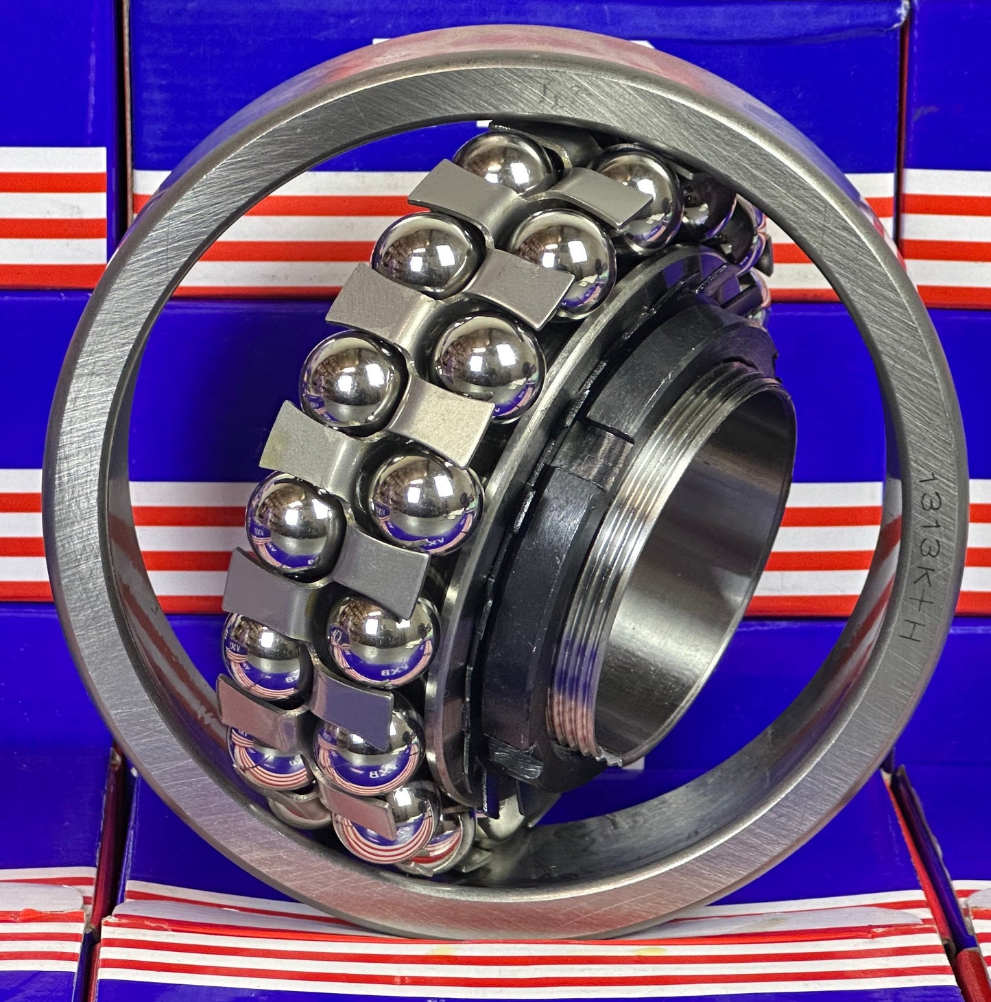 1313K+H Self Aligning Ball Bearing with Adapter Sleeve 60x140x33mm