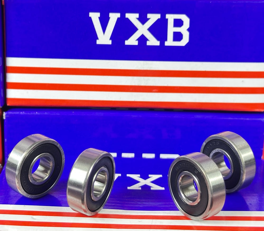 4-Pack 6000-2RS Bearings 10x26x8mm Ball Bearings - Sealed 6000RS