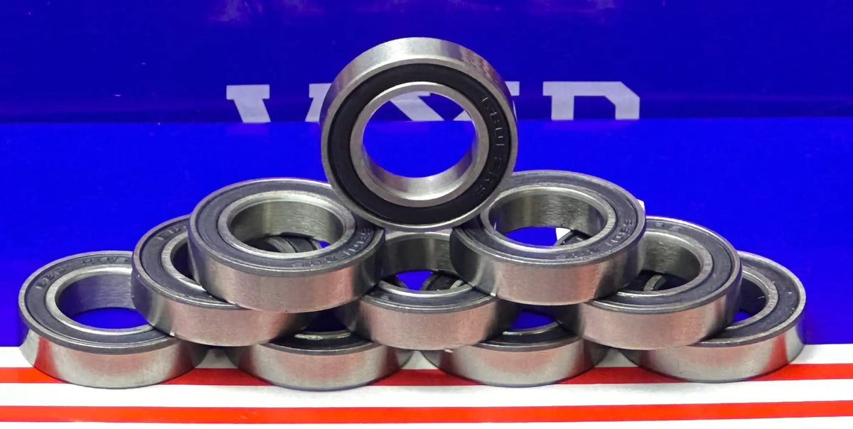 10个装 6801-2TS 12x21x5 密封球轴承 - 聚四氟乙烯密封圈