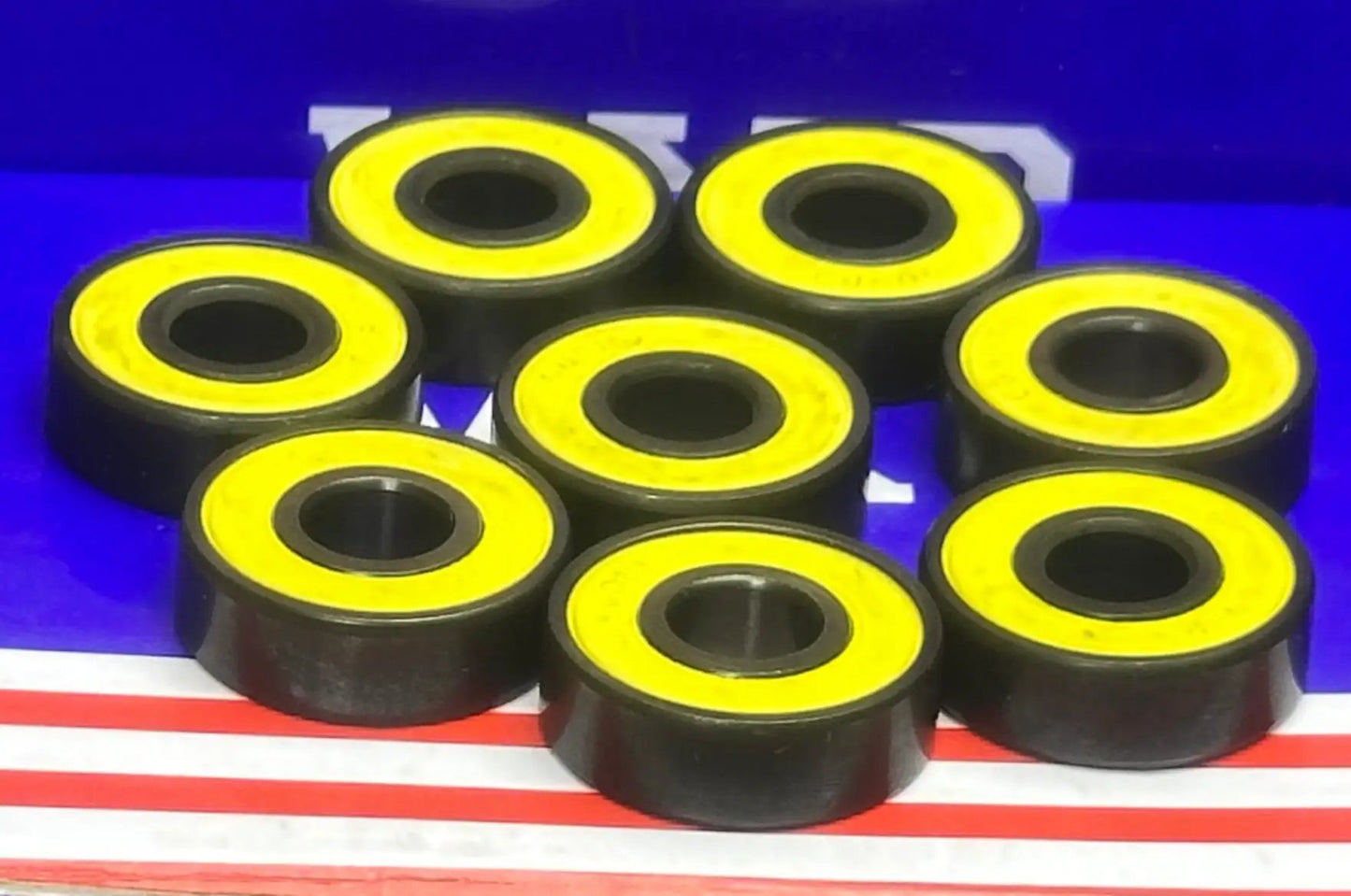 8 Skateboard Ceramic Black Bearing Sealed ZrO2