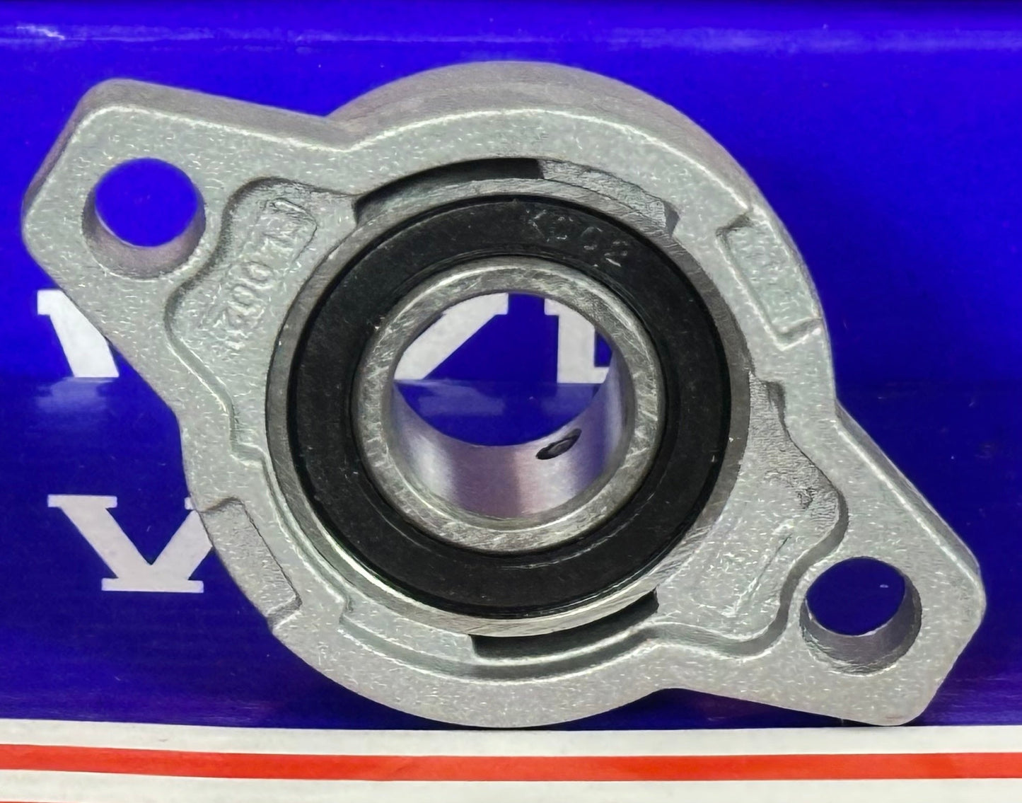 15mm Flange Miniature Pillow Block Bearing KFL002 - Zinc Alloy Housing