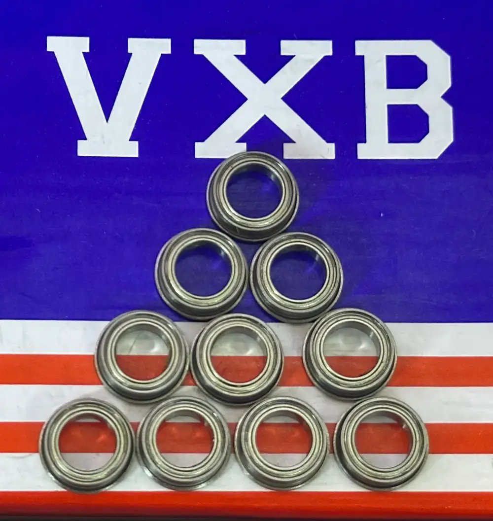 Vòng bi được che chắn 10 gói FR168ZZ 1/4 "X 3/8" X 1/8 "Vòng bi