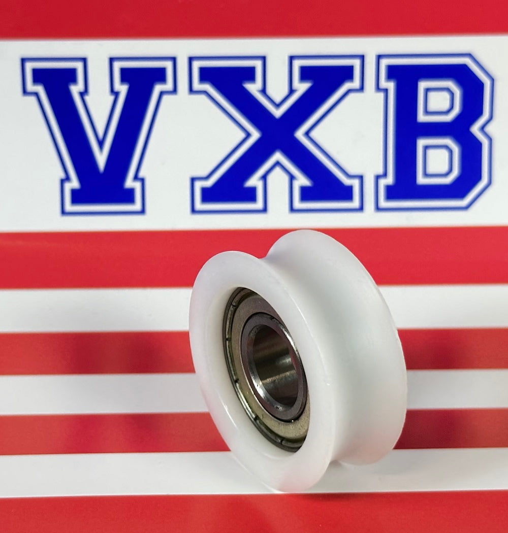 12mm Bore Bearing - 37mm Round Pulley V-Groove Track Roller 12x37x14mm
