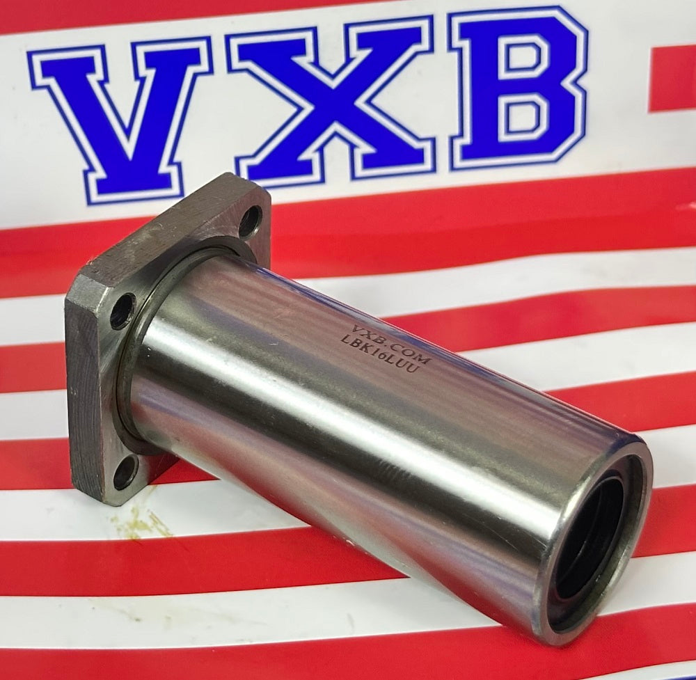 16mm Long Square Flanged Bushing Linear Motion Bearing LMK16LUU LBK16LUU