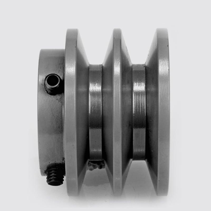 2BK25 1" Bore Solid Sheave Pulley - 2-1/2" (2.50") OD , Hex set screws for V-belts size, 5L 2BK25-1"inch
