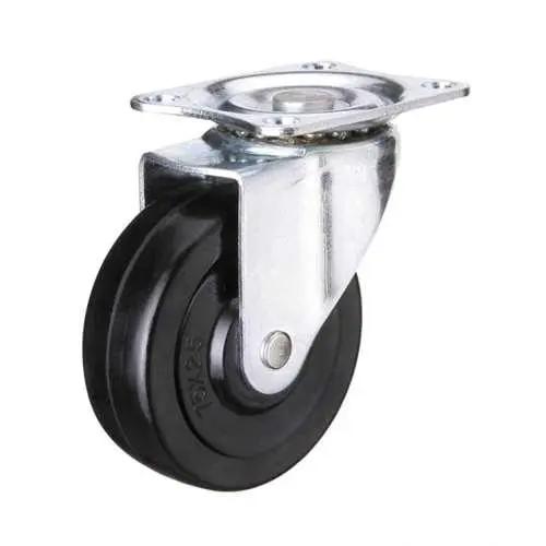 3"inch Caster Wheel 121 Lbs - TPR - Top Plate Mount