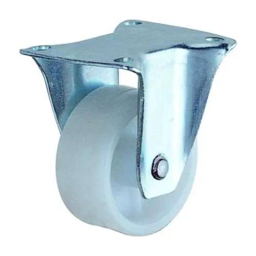 3"inch Caster Wheel Fixed Plastic - Top Plate Mount