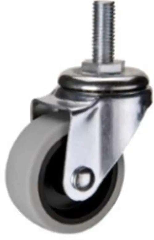 3"inch Caster Wheel 44 Lbs - TPR - M10 Threaded Stem