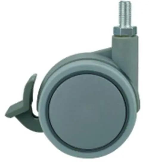 3"inch Caster Wheel 88 Lbs - Polypropylene M10 Threaded Stem