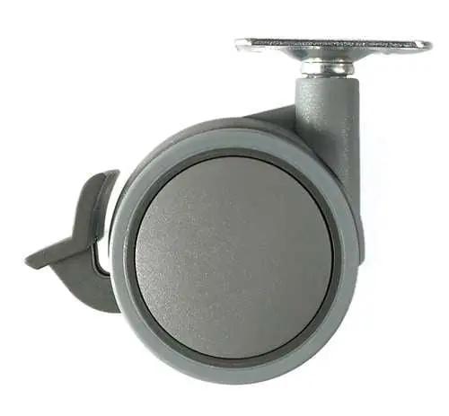 3"inch Caster Wheel 88 Lbs - Polypropylene - Top Plate Mount