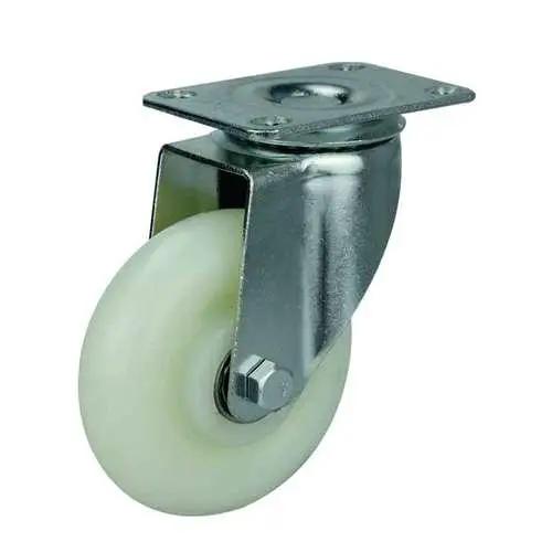 3"inch Caster Wheel - Polypropylene - Top Plate Mount