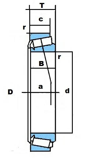 32022 Nachi Tapered Roller Bearing Japan 110x170x38 Tapered Bearing