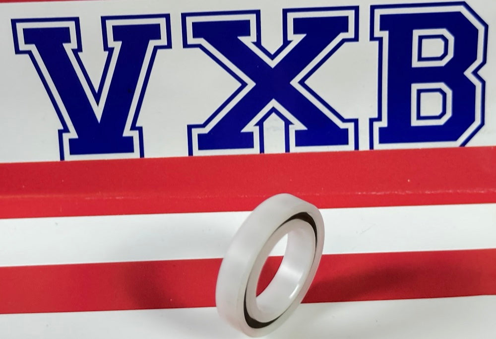 Łożysko z tworzywa Acetal/POM 6802 - kulki szklane - 15x24x5mm