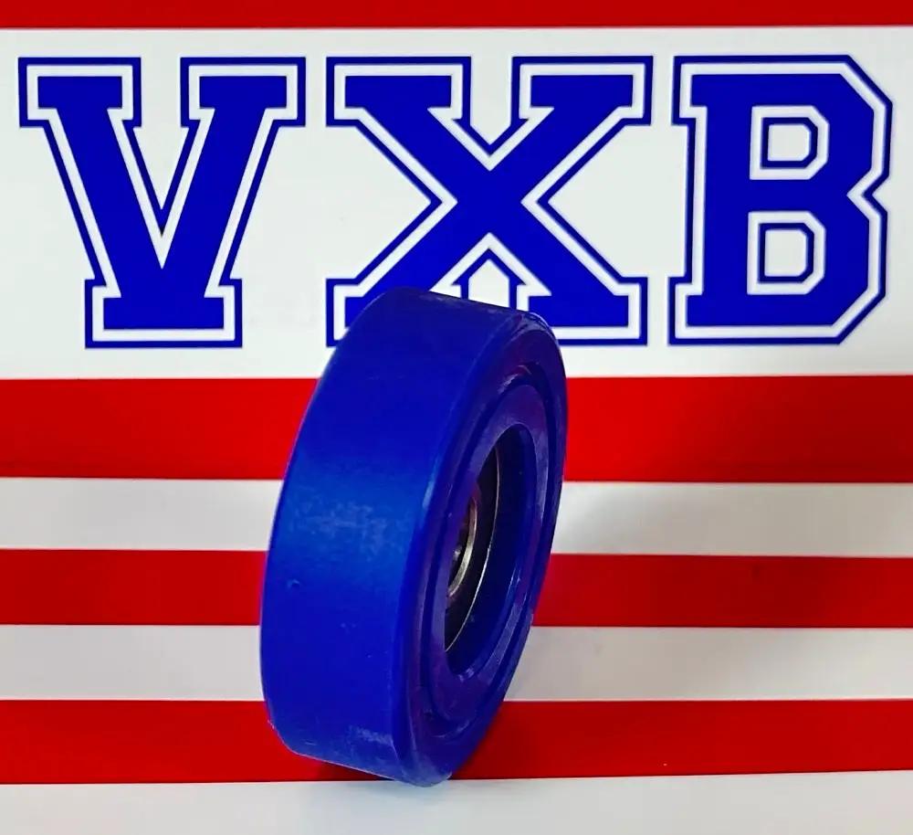 8x40x13mm Polyurethane Rubber roller wheel Bearing Sealed Miniature - Tire
