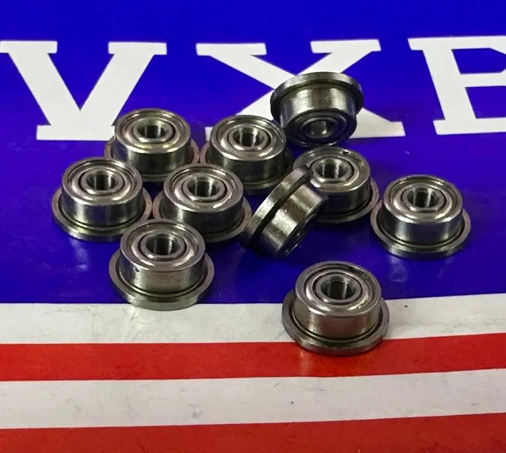 Get That Project Rolling With This 10-Pack Of Tiny 2X6mm Flanged Ball Bearings Made From Stainless Steel Featuring Double Metal Shielding To Block Dust And Keep Your Miniature Machines Running Smooth Without Any Gritty Issues Or Stiff Spinning Problems