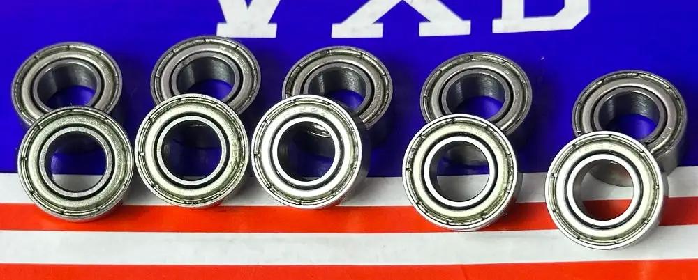 10-Pack R188ZZ Bearings 1/4" x 1/2" x 3/16" - 1/4" Bore Bearings