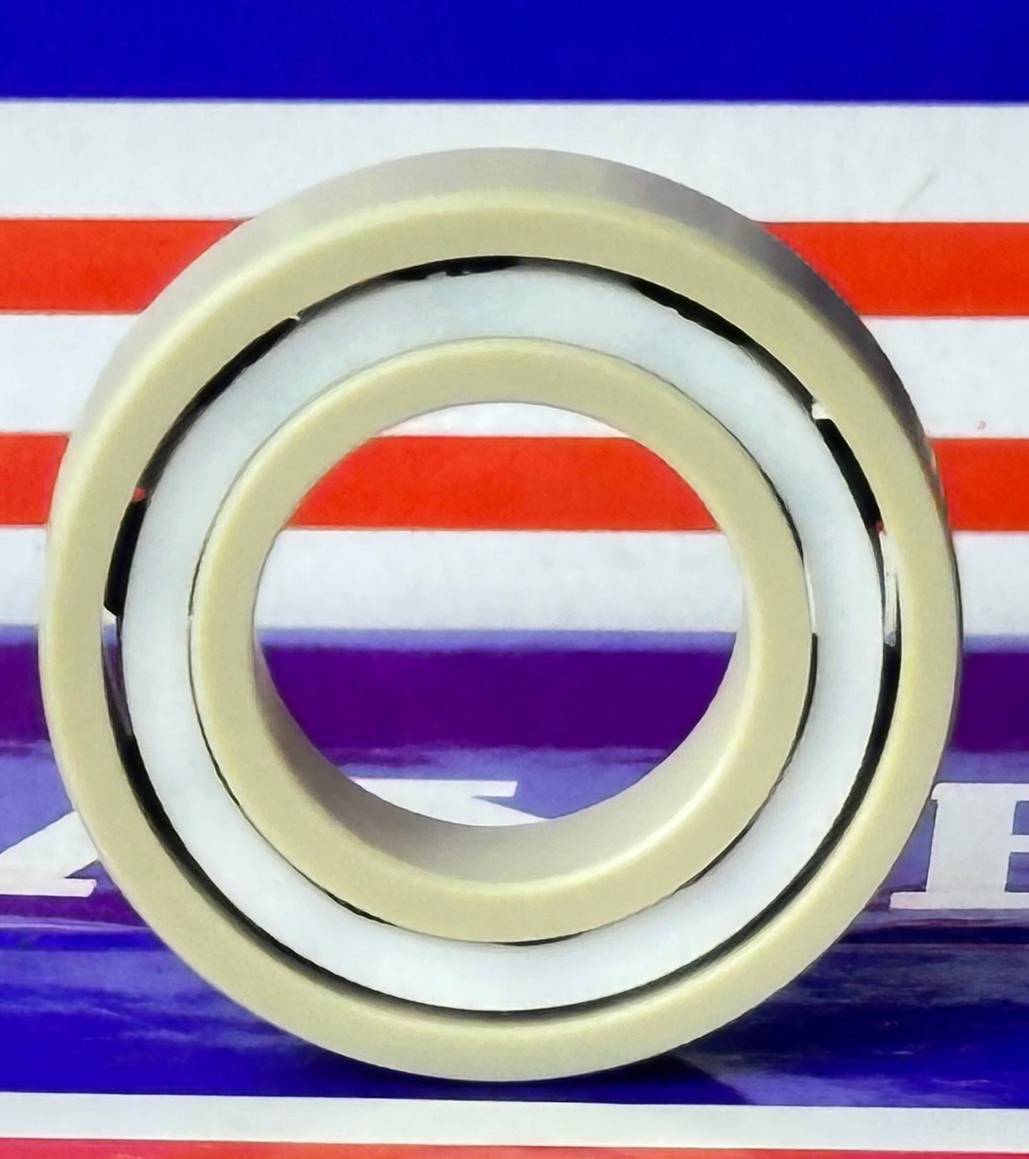 6902 PEEK Ball Bearing - Si₃N₄ Ceramic Balls - PTFE Cage - 15x28x7mm
