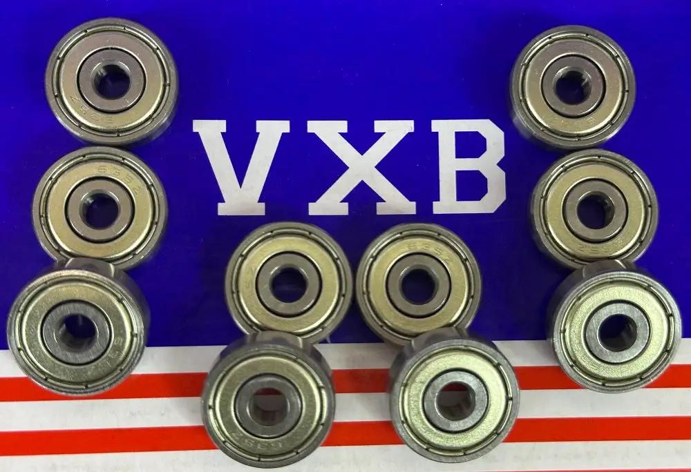 10 แพ็ค 635zz 5x19x6mm สองเท่าของ Shielded Shielded Miniature Bearing