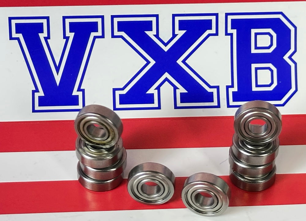 10-pack S695zz 5x13x4mm roestvrij staal afgeschermde ABEC-3-lagers