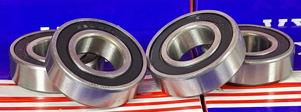 4-Pack 6205-2RS Ball Bearings Rubber Sealed 6205RS