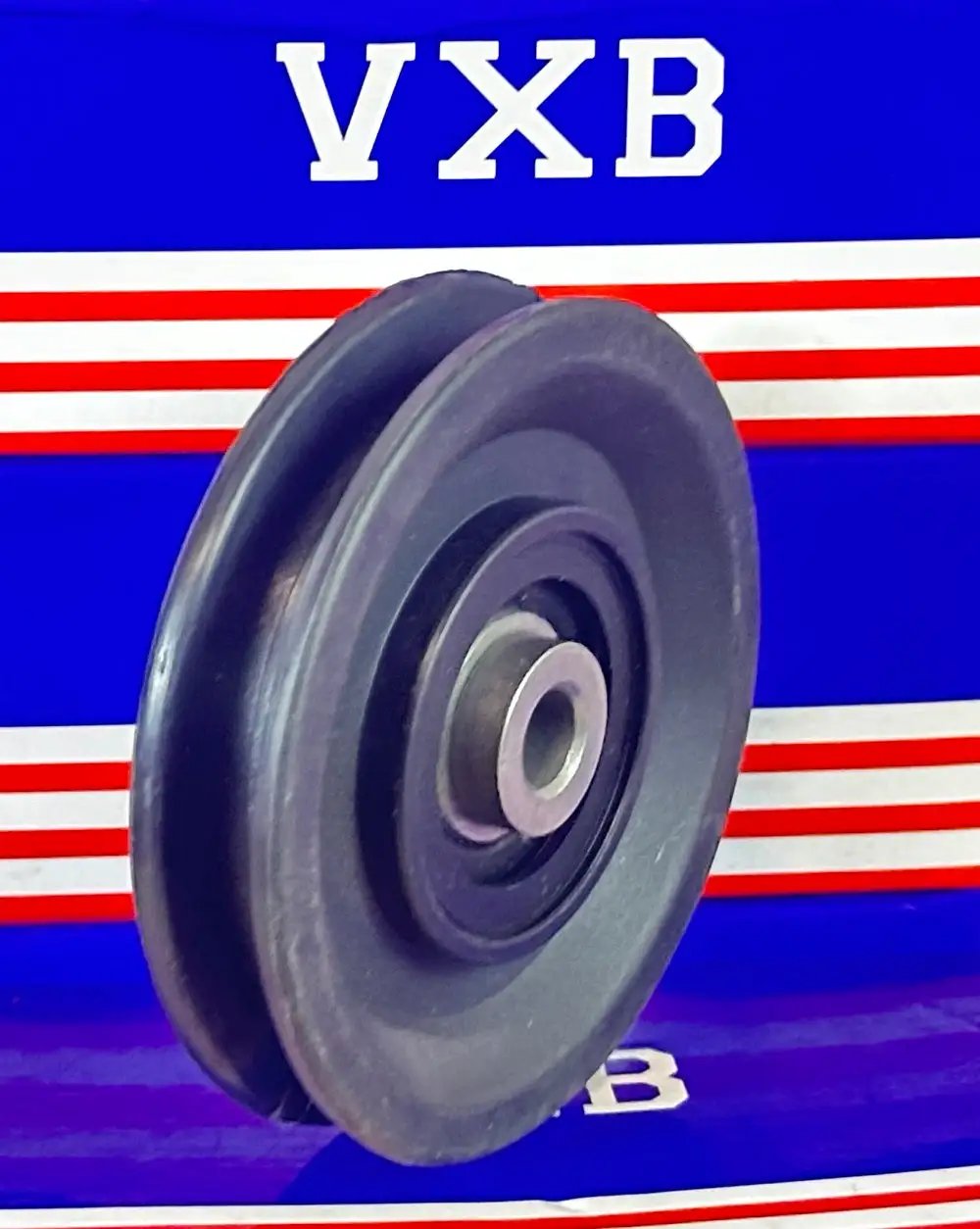 10mm Bore Bearing - 90mm Steel Wire Rope Cable Track Pulley 10x90x18mm