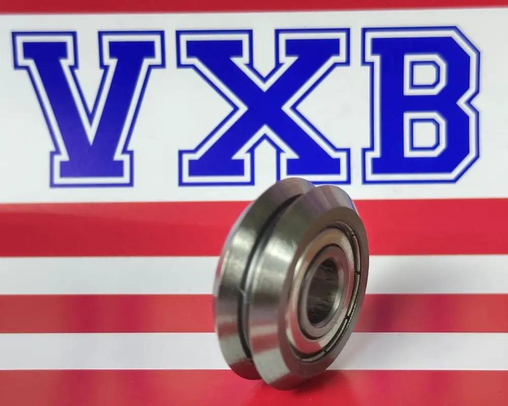 Stainless Steel RM2ZZ 3/8" V-Groove Guide Bearing SSW2-ZZ SSRM2ZZ
