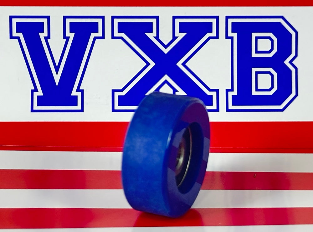 6x30x12mm Polyurethane Rubber wheel Bearing Sealed Miniature - tire