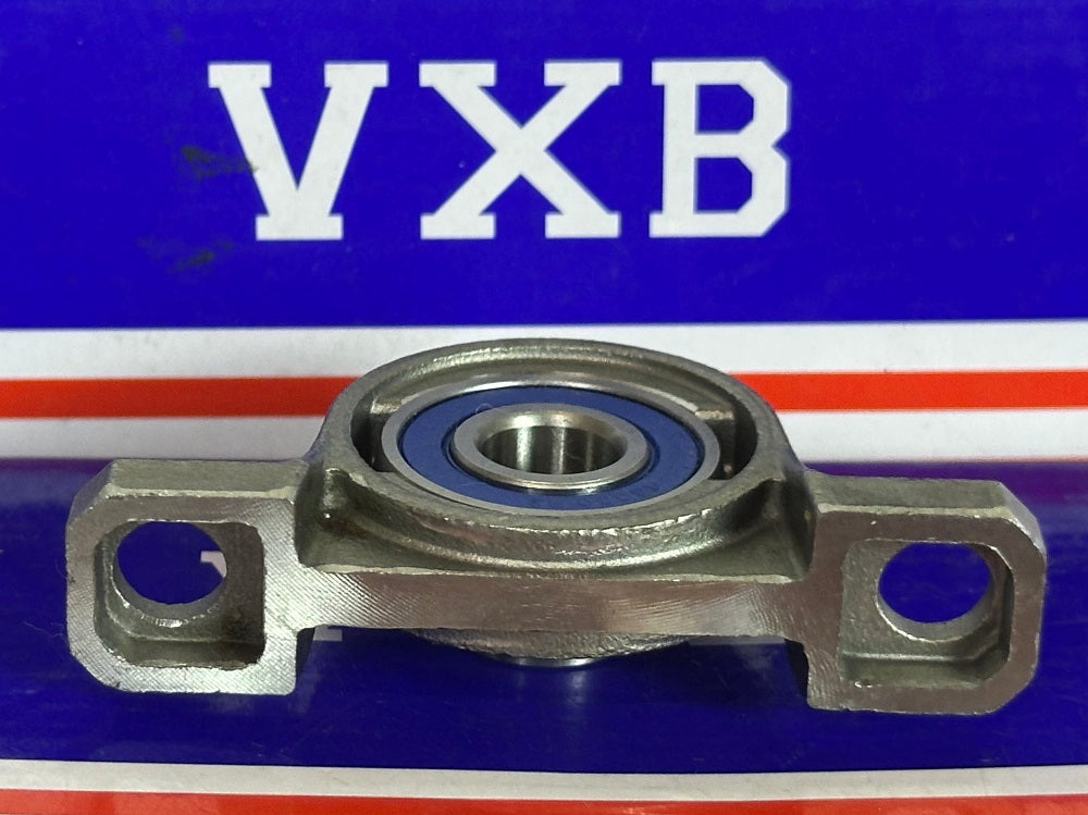 10mm Bore Miniature Stainless Steel Pillow Block Mounted Bearing