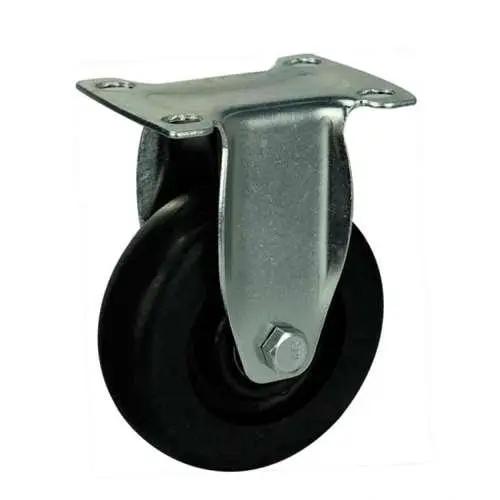 4"inch Caster Wheel Rigid Phenolic - 0-250ºC - Top Plate Mount