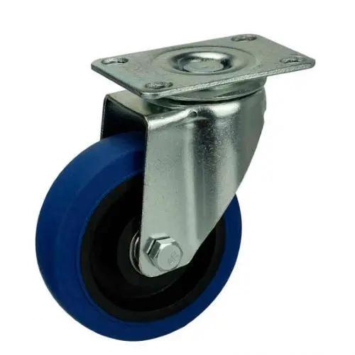 4"inch Caster Wheel - TPR - Top Plate Mount