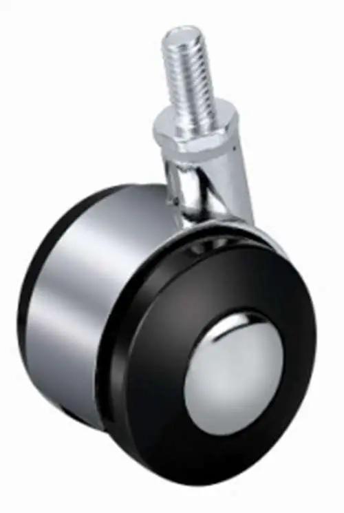 40mm Caster Wheel 55 Lbs - Acrylonitrile Butadiene Styrene (Plastic) M6 Threaded Stem