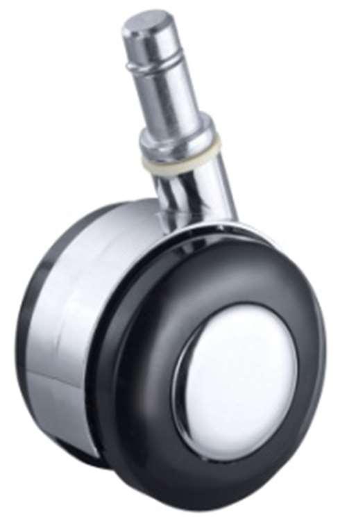40mm Caster Wheel 55 Lbs - Acrylonitrile Butadiene Styrene (Plastic) Stem