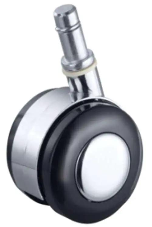 40mm Caster Wheel 55 Lbs - Acrylonitrile Butadiene Styrene (Plastic) Stem