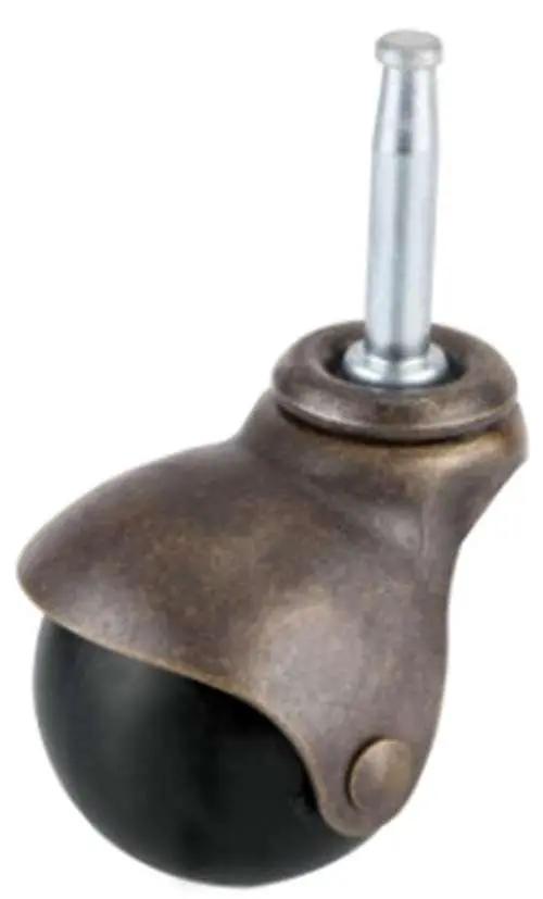 40mm Caster Wheel 55 Lbs - Polypropylene Vintage Stem