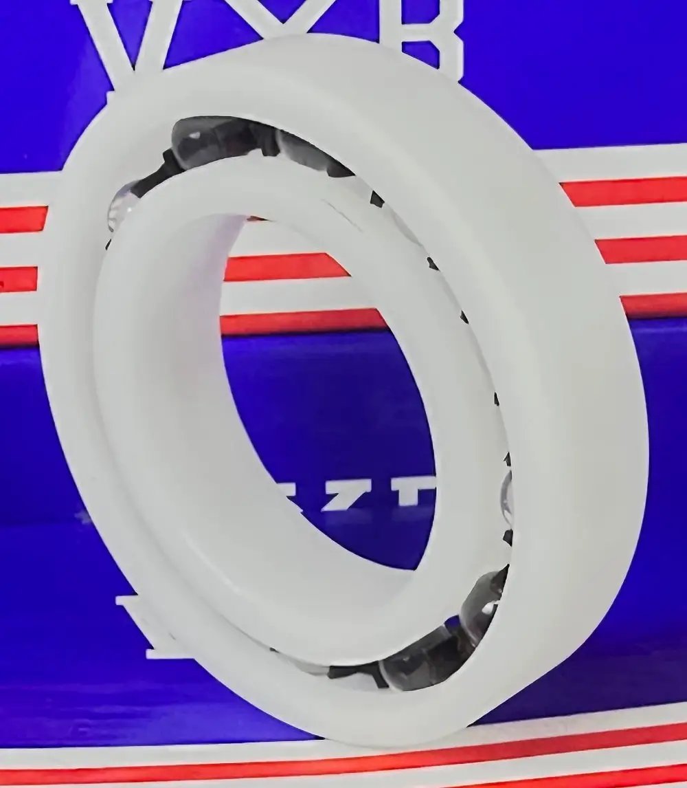 แบริ่งพลาสติก Acetal/POM 6009 - ลูกบอลแก้ว - 45x75x16มม