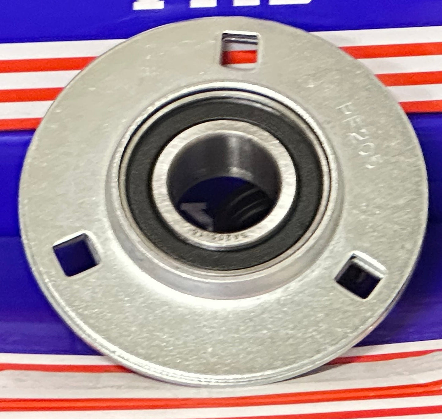 Bearing SAPF205-16 1" Pressed steel round 3-Bolt Flanged Mounted 1" Inner Diameter