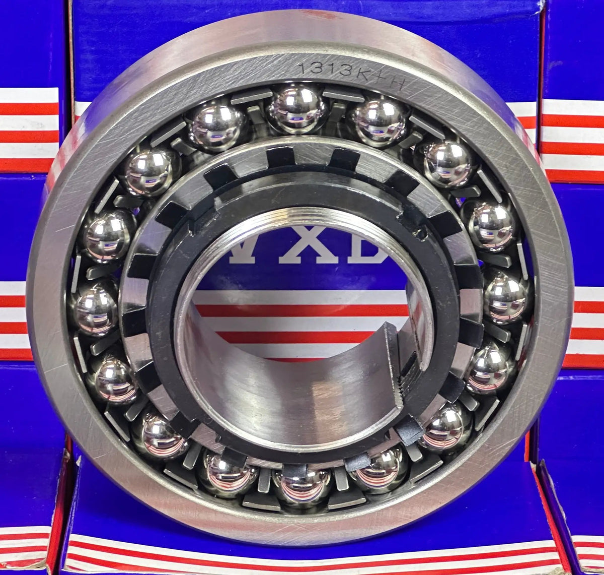 1313K+H Self Aligning Ball Bearing with Adapter Sleeve 60x140x33mm