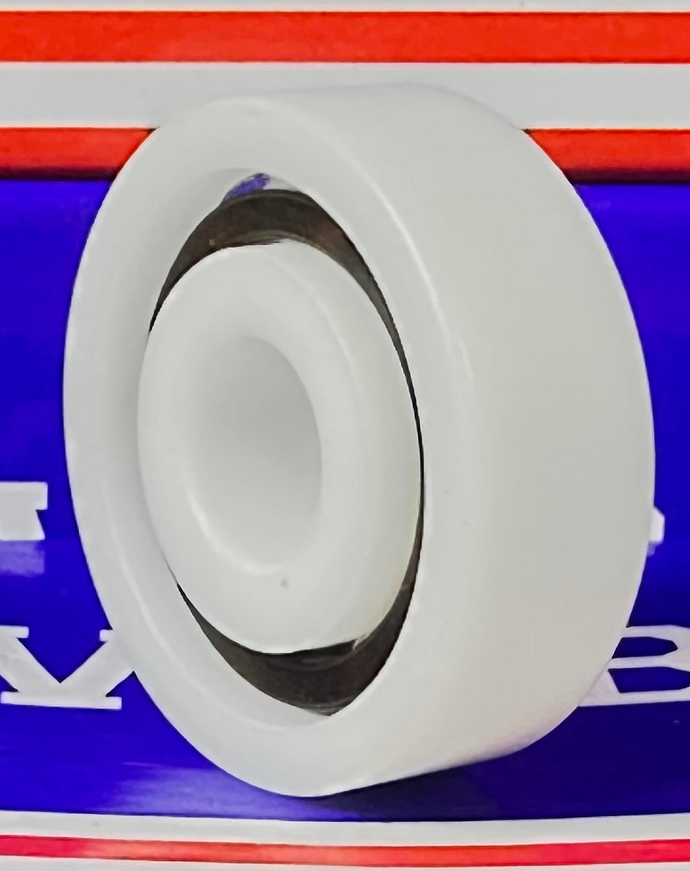 Łożysko z tworzywa Acetal/POM 6301 - kulki szklane - 12x37x12mm