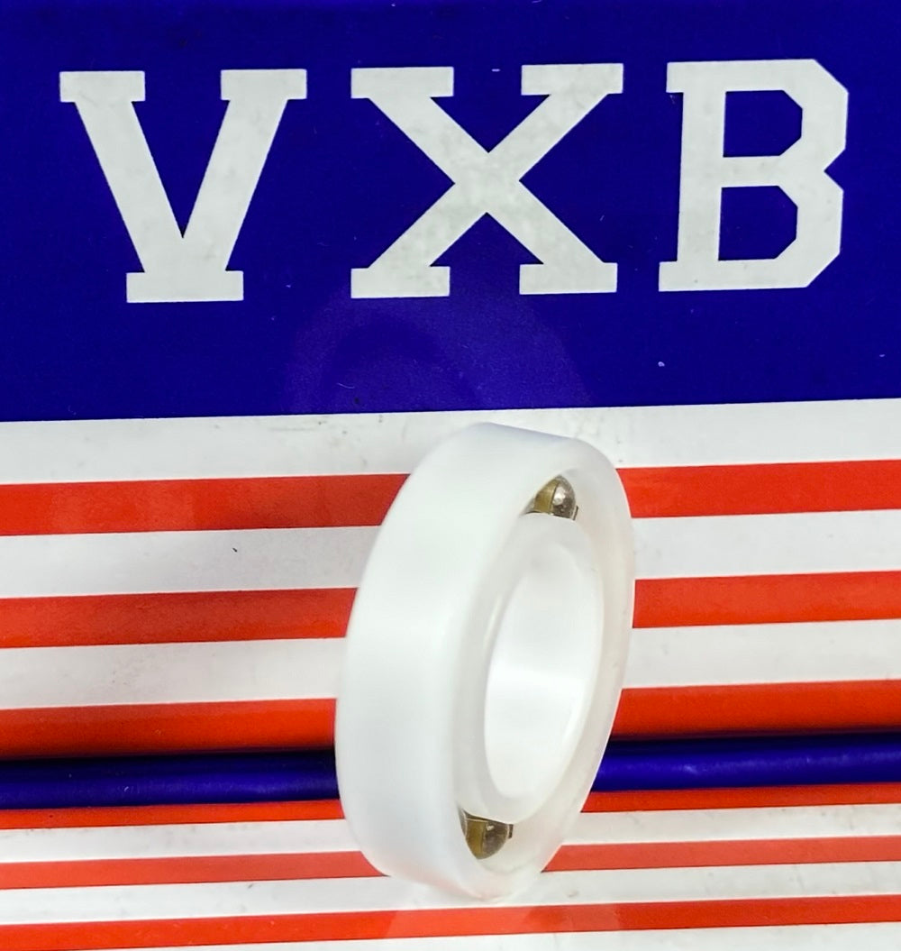 Łożysko z tworzywa Acetal/POM 6902 - kulki szklane - 15x28x7mm