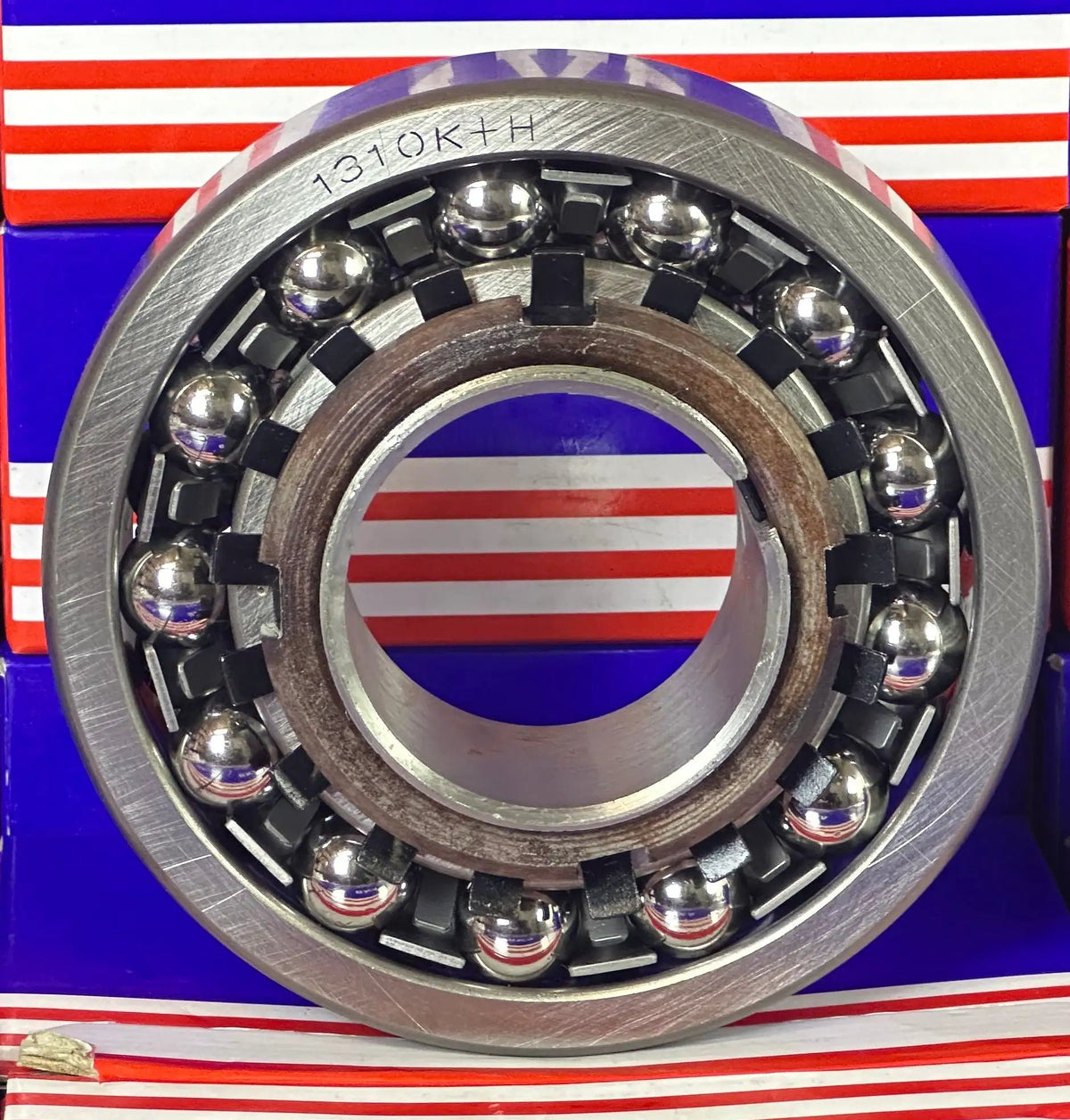 1310K+H Self Aligning Ball Bearing with Adapter Sleeve 45x110x27mm