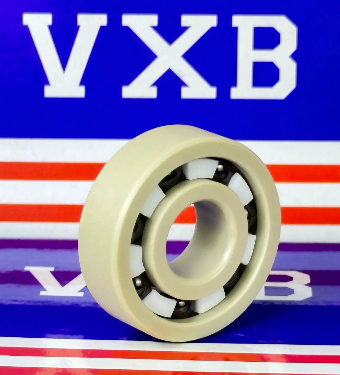 6201 PEEK Ball Bearing - Si₃N₄ Ceramic Balls - PTFE Cage - 12x32x10mm