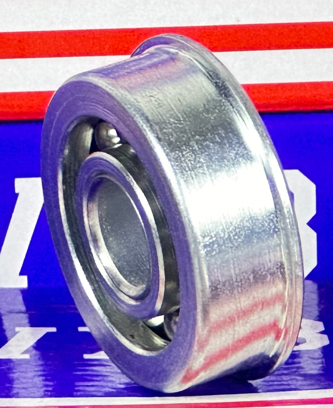 F1650 Flanged Bearing - ส่วนประกอบเต็ม - 1/2 "x 1-9/16" x 21/32 "