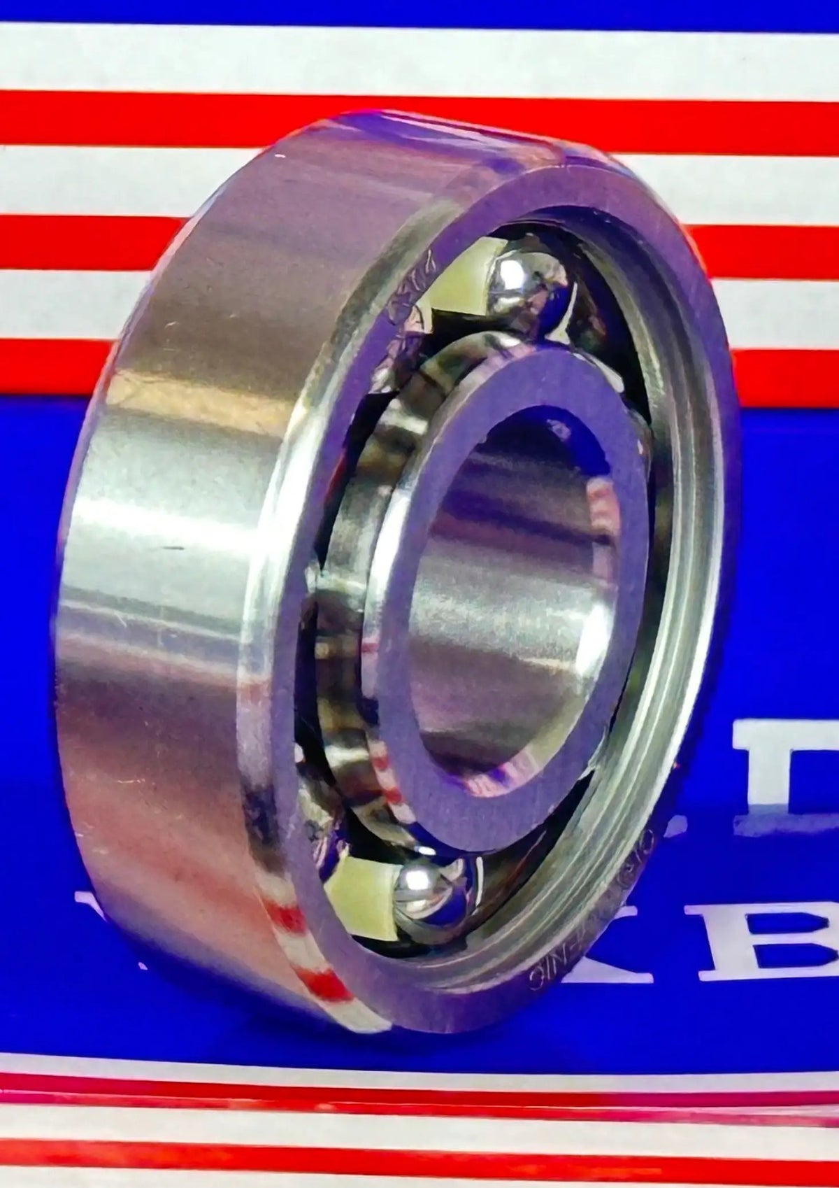 Cryogenic 6304 Ball Bearing Stainless Steel ABEC 3 PEEK cage